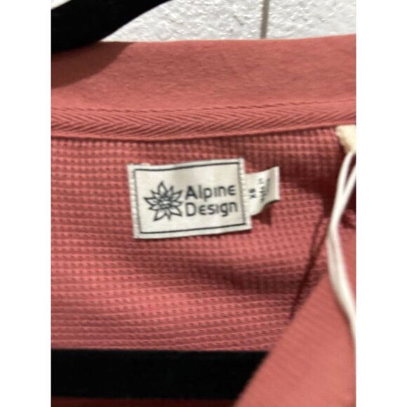 NWT Alpine Design Women's Peak Long Sleeve Waffle Shirt, XS, Sedona Clay - Picture 3 of 3